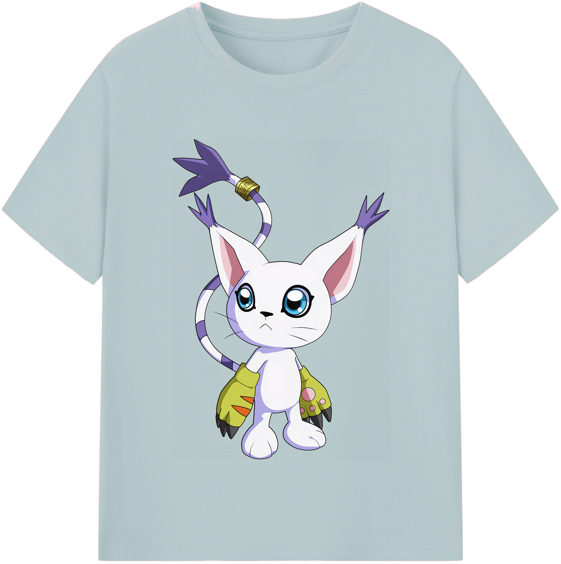 （画像用） Digimon デジタルモンスター/デジモン 綿100％半袖Tシャツ（フロントプリント）